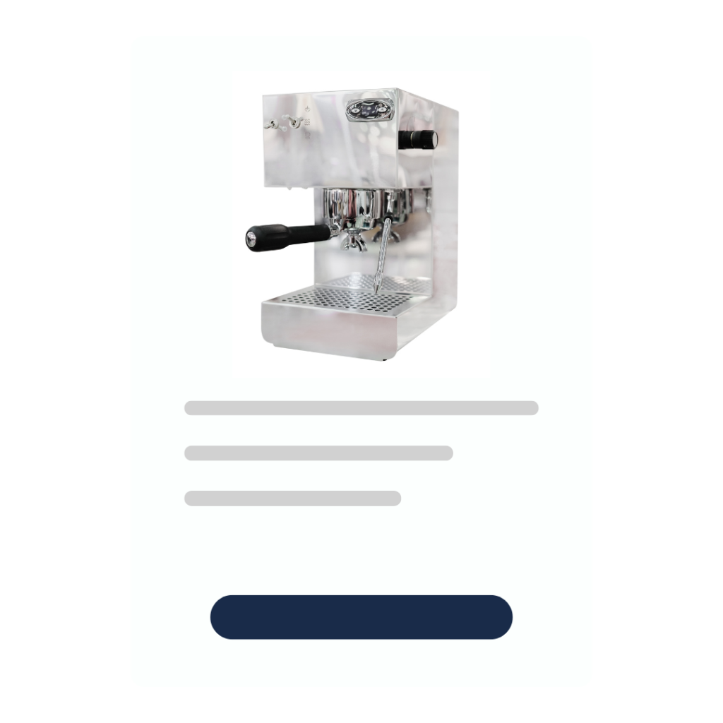 Coffee maker sell product online