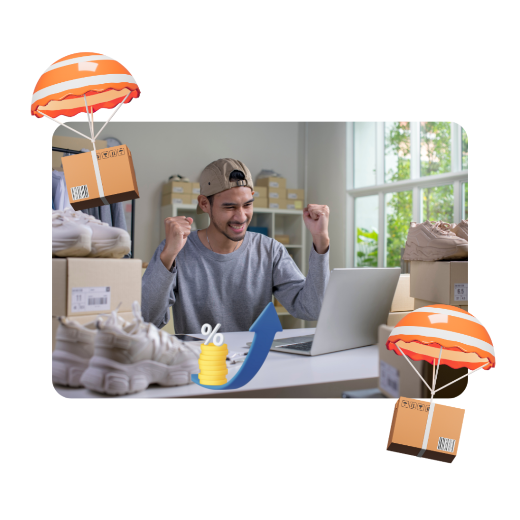 Packages happy merchant online